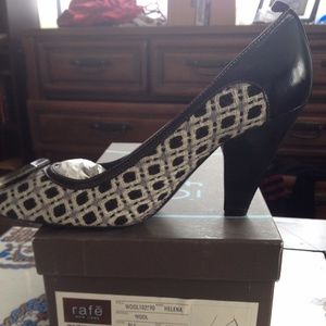 NWT RAFE Hills Fabric Leather shoes 8 1/2